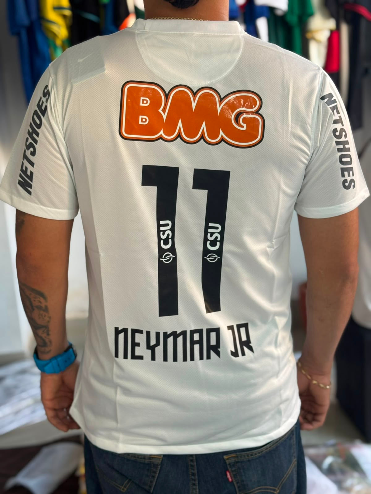 Santos Retro BMG Branca 12/13