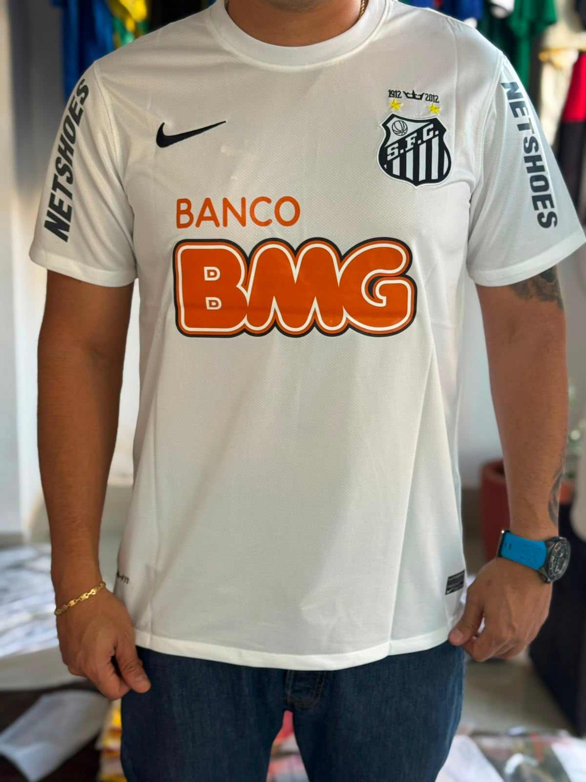 Santos Retro BMG Branca 12/13