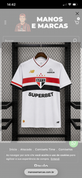 São Paulo Home Branca 26/27